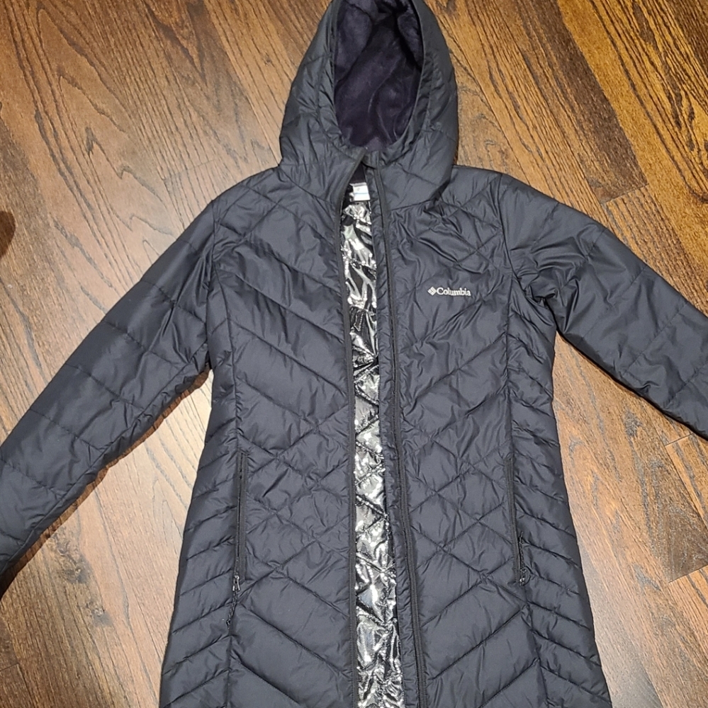 Woman's heavenly long hooded jacket